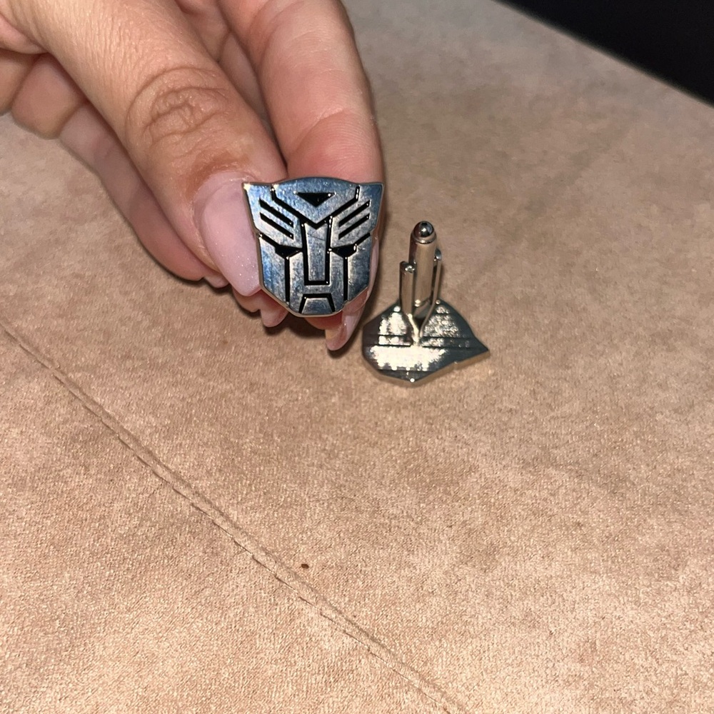 Silver Transformer Cufflinks